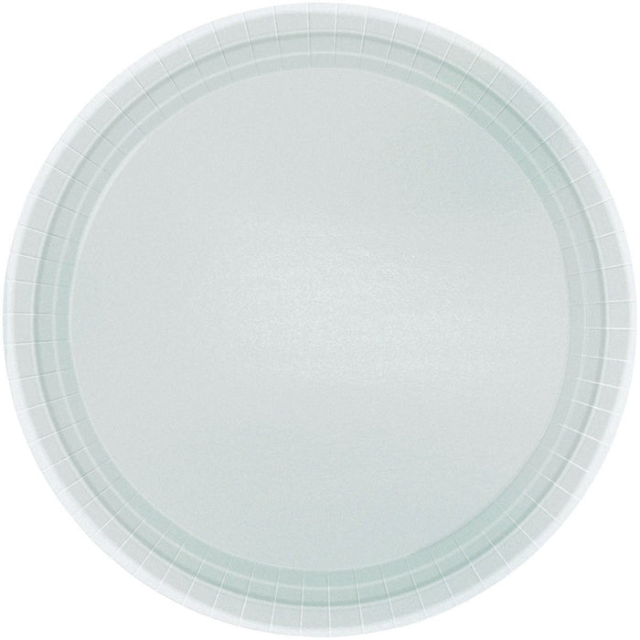 Paper Plates Round Silver PK20