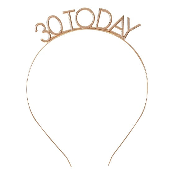 30 Birthday Headband