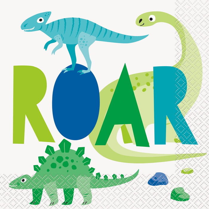 Dinosaur Lunch Napkins 16pk