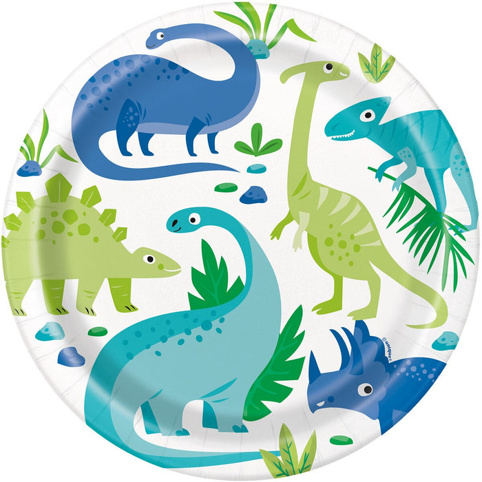 Dinosaur Paper Lunch Plates 8pk
