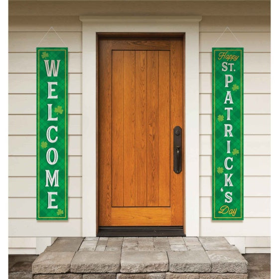 St Patricks Day Door Banners