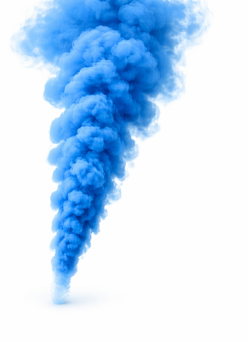 Smoke Bomb - Blue | Coloured Smoke Emitter | 1 Minute