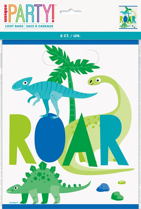 Dinosaur Party Bags 8pk