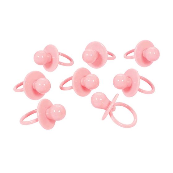 Pink Pacifiers | Baby Shower Favors 4pk