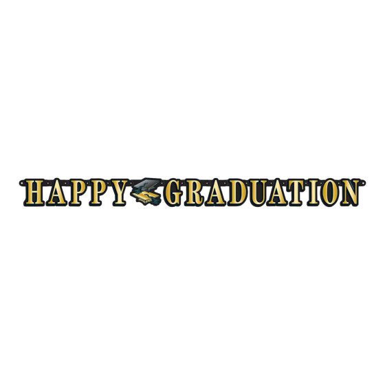 Happy Graduation Jointed Banner