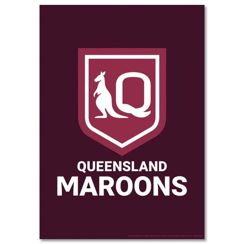 QLD State Of Origin Team Poster — Party Planet
