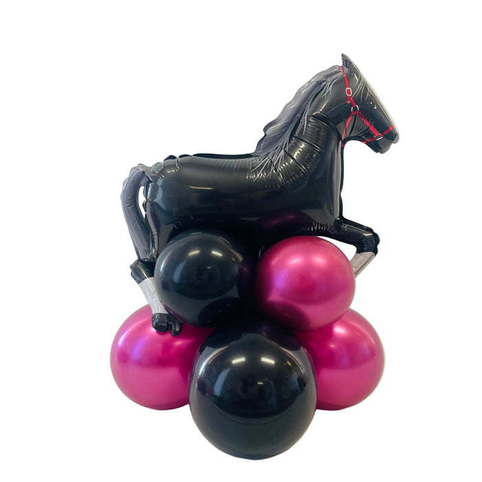 Race Horse Balloon Centrepiece - Choose Your Colours
