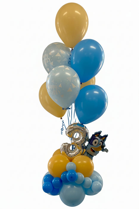 Kids Themed Balloon Bouquet with Balloon Base - Choose Your Age & Theme (SO MANY TO CHOOSE FROM)