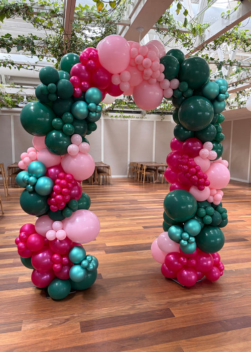 Organic Small Balloon Arch - Choose Your Colours