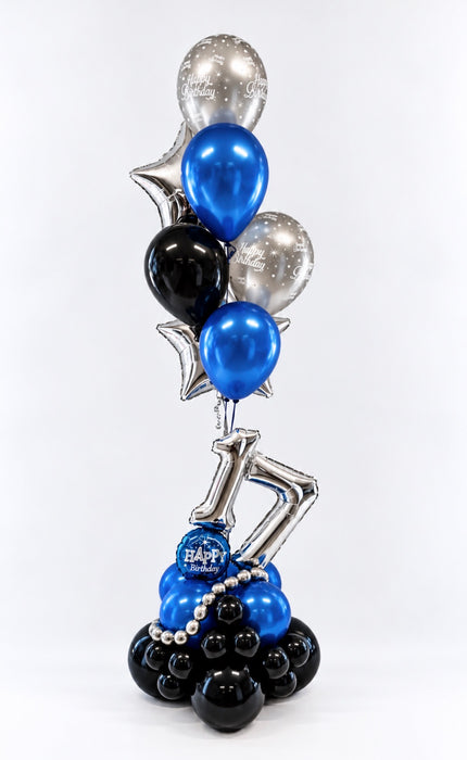 Deluxe Balloon Bouquet with Balloon Base - Add a name or message!