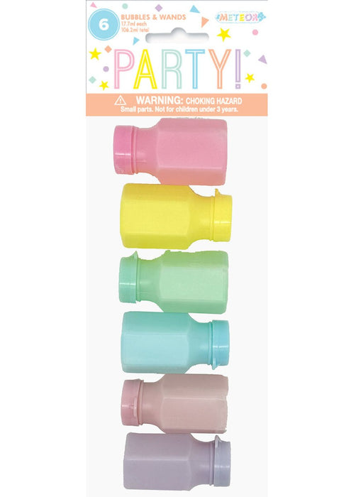 Party Bubbles Pastel Pack 6 | Assorted