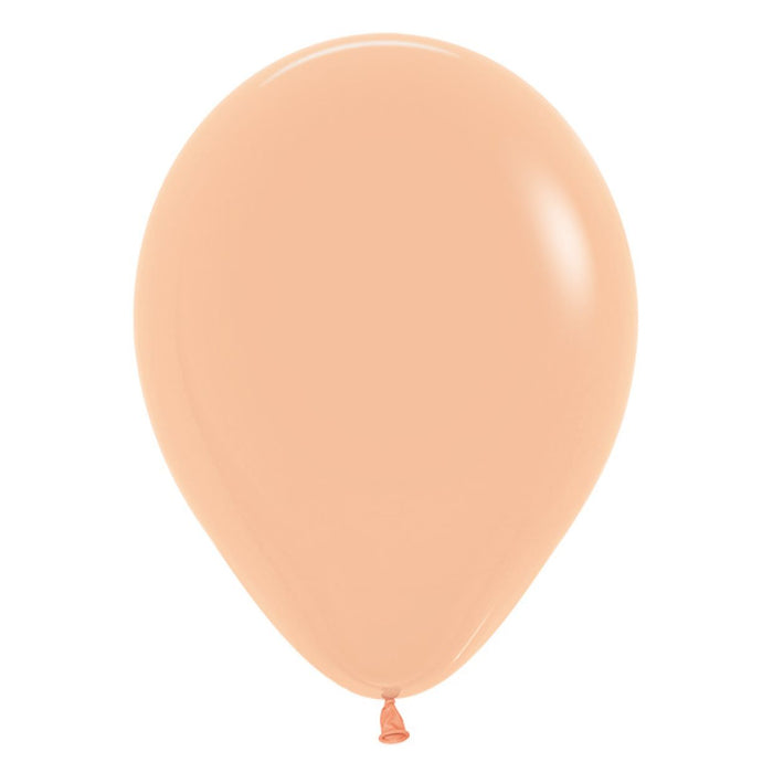 Blush Peach Balloons ~ Singles ~ Pack ~ Helium Filled ~ Flat