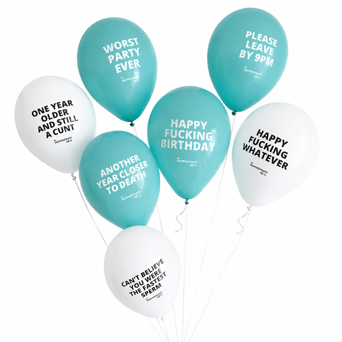 Inappropriate Balloons- 10pk - CLEARANCE ITEM
