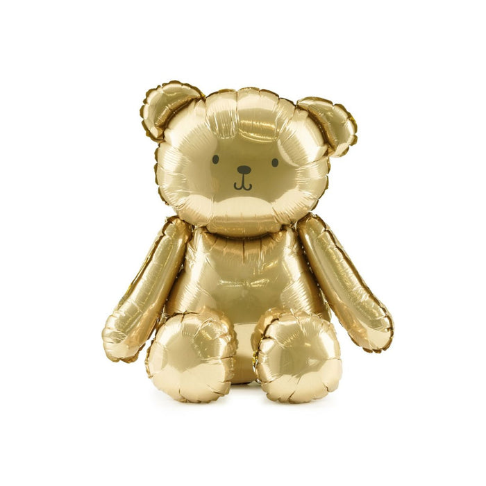 Gold Bear Balloon