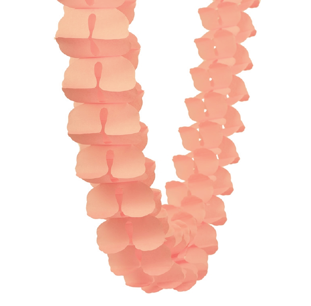Honeycomb Garland | Peach