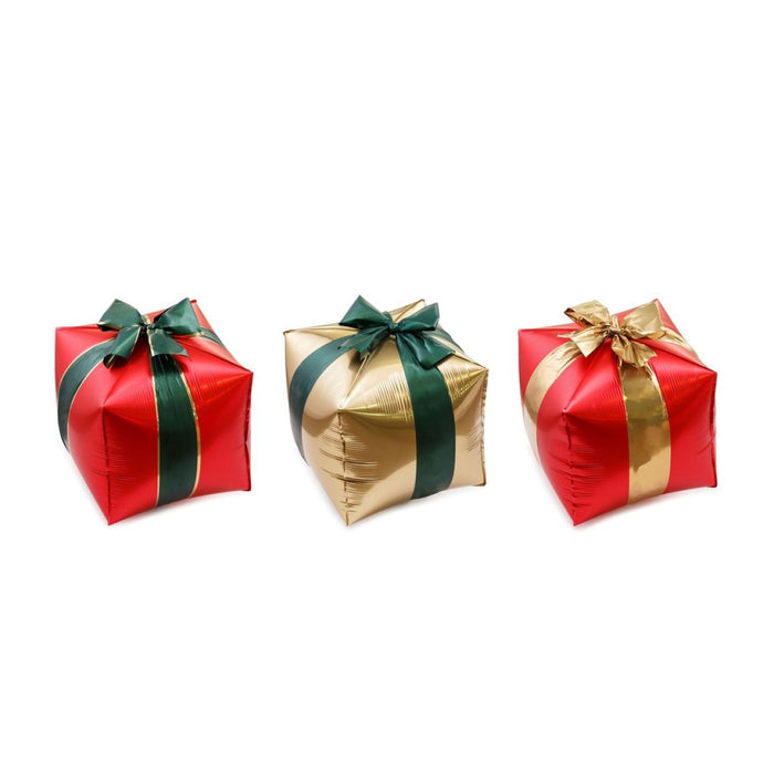 Party Deco Foil Balloon Gift Boxes 3pk