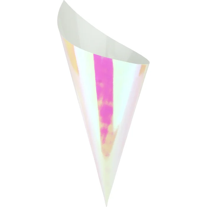 Paper Snack Cones | Iridescent 10pk