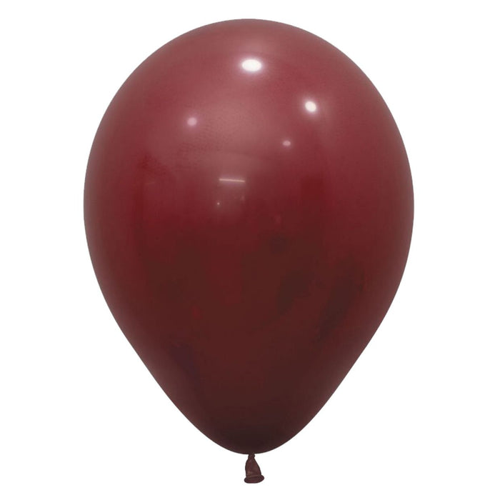 Maroon/Merlot Latex Balloons | Flat Balloons | Singles, 10, 25 & 50 Packs.