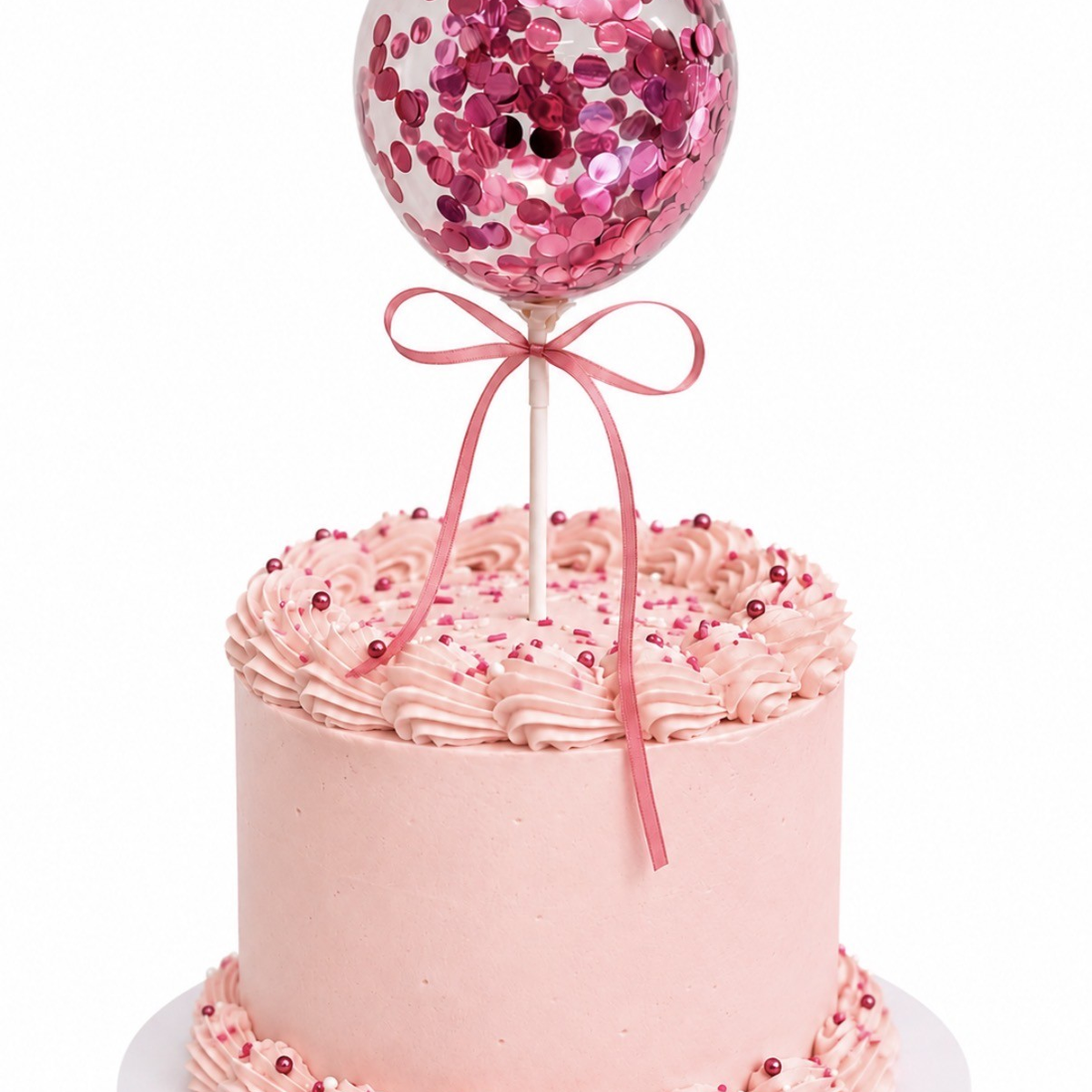 Mini Confetti Balloon Cake Topper — Party Planet