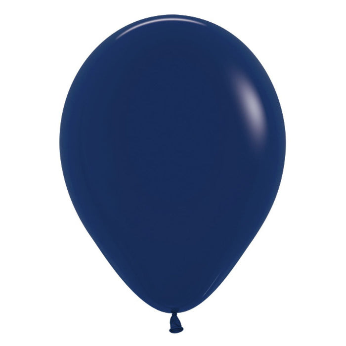 Navy Blue Balloons~ Singles ~ Pack ~ Helium Filled ~ Flat