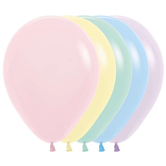 Pastel Helium Balloons - Choose Your Amount