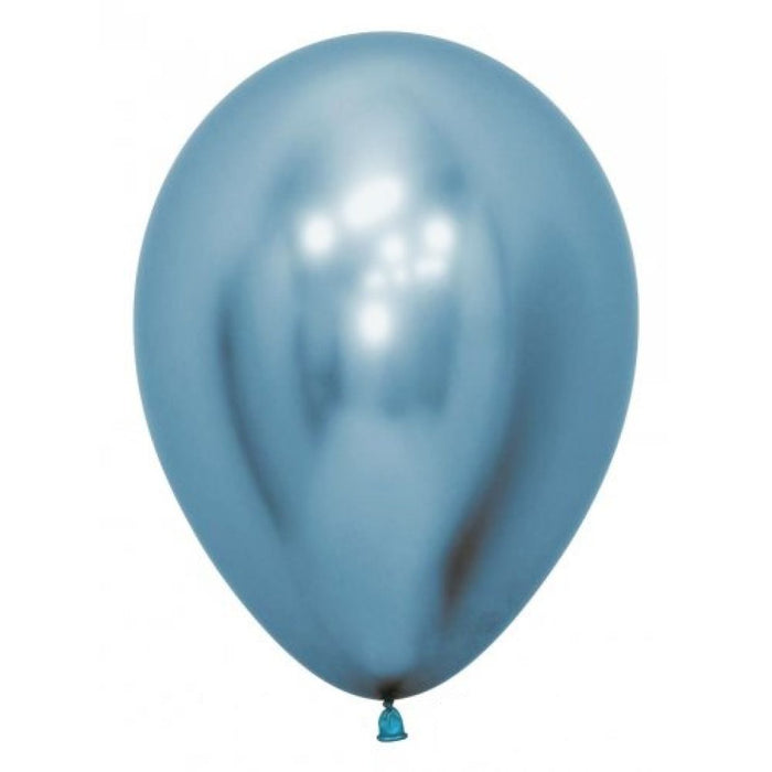 Reflex Blue Balloons ~ Singles ~ Pack ~ Helium Filled ~ Flat