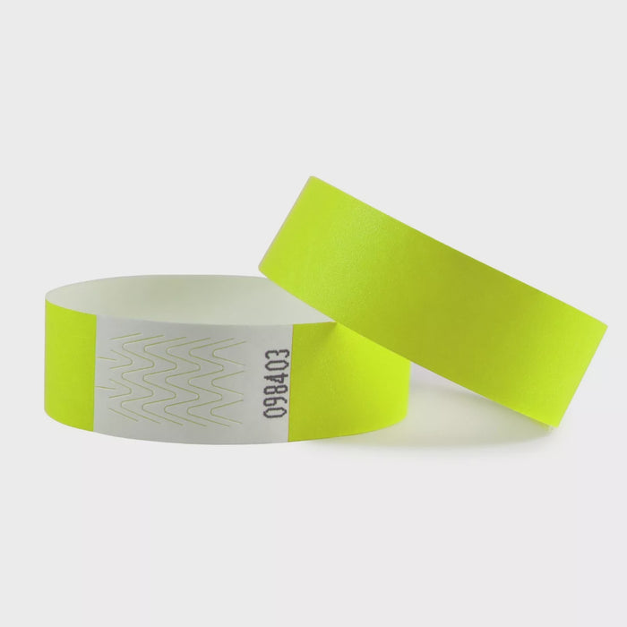 Wristbands Yellow 100Pk