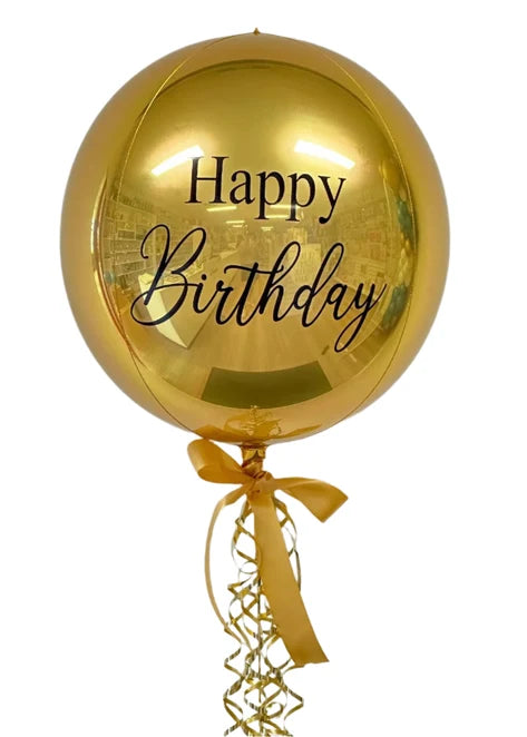 Personalised Orb Balloon with Tassel - Choose Your Colours