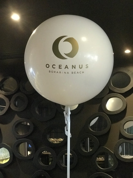Custom Large Round Balloon 60cm - Choose Your Colours
