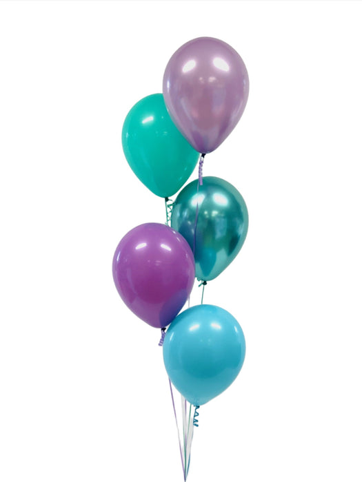 5 Balloon Arrangement - Choose Your Colours & Milestone