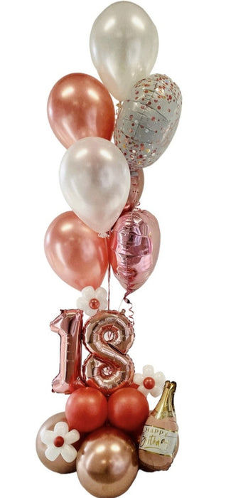 Deluxe Balloon Bouquet with Balloon Base - Choose Your Age