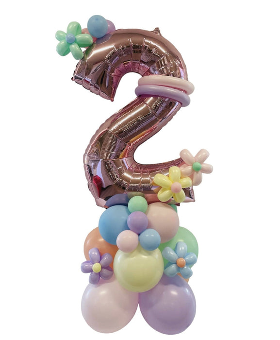 Flower Power Balloon Base - Choose Your age