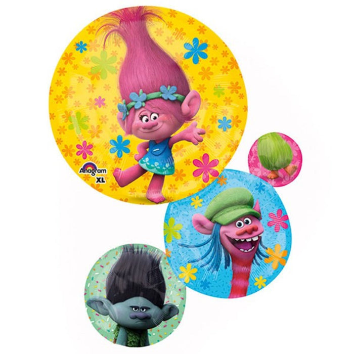 Trolls Large Shape Balloon - Helium Filled or Flat