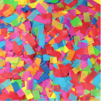 Bulk Confetti | Multi Coloured | Rectangle 500g