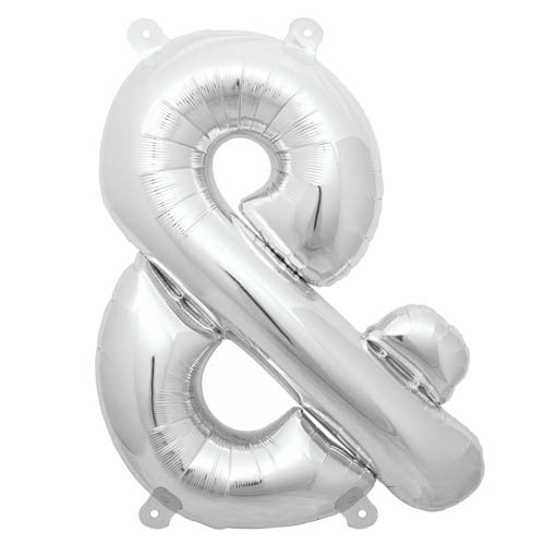 Large & Sign Balloon - Silver