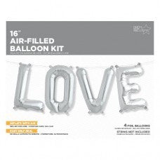 LOVE Foil Balloon Kit - Air Fill Only