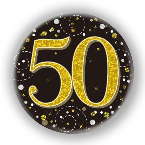 Sparkling Badge Gold & Black | #50