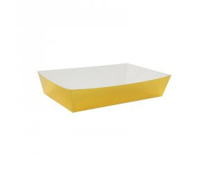 Gold Lunch Trays Pk10