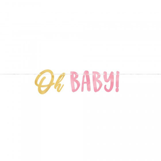 Oh Baby GIRL Banner