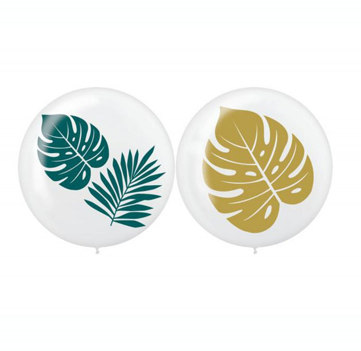 Palm Leaves | Latex Balloon | 60cm | Pk2