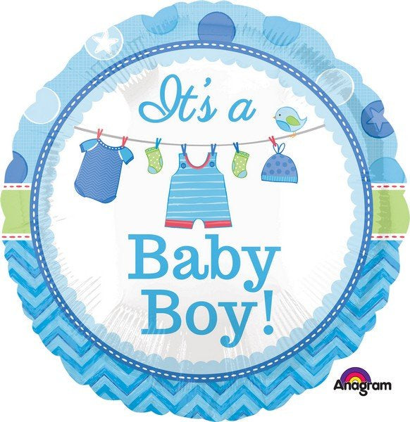 Its A Baby Boy | Shower with Love 45 Foil Balloon