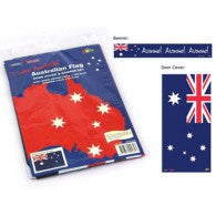 Australian Flag Door Cover & Banner Set