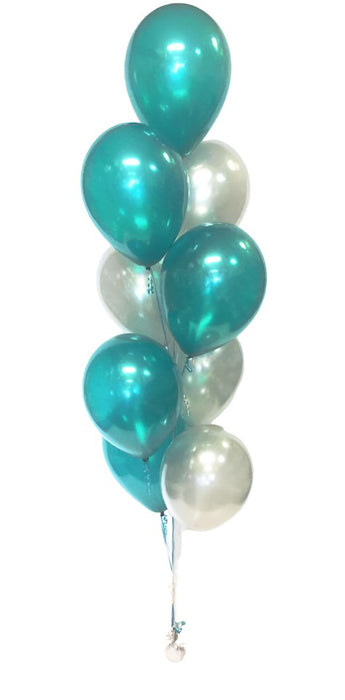 9 Balloon Floor Bouquet -Choose your colours