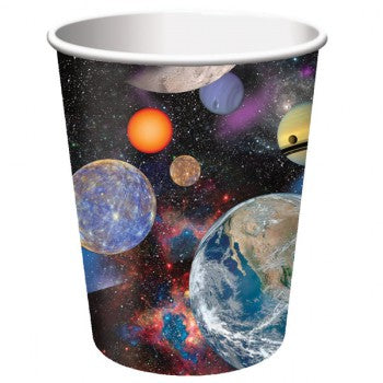 Space Theme Cups Pk8