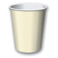 Ivory Paper Cups Pk24