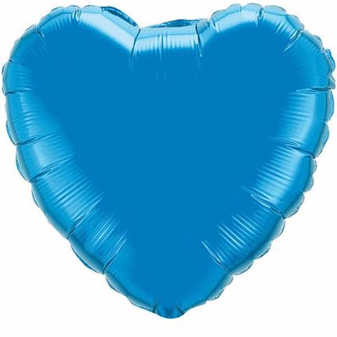 Blue Heart Balloon Foil