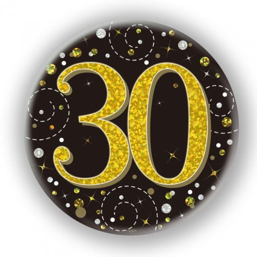 Sparkling Badge Gold & Black | #30