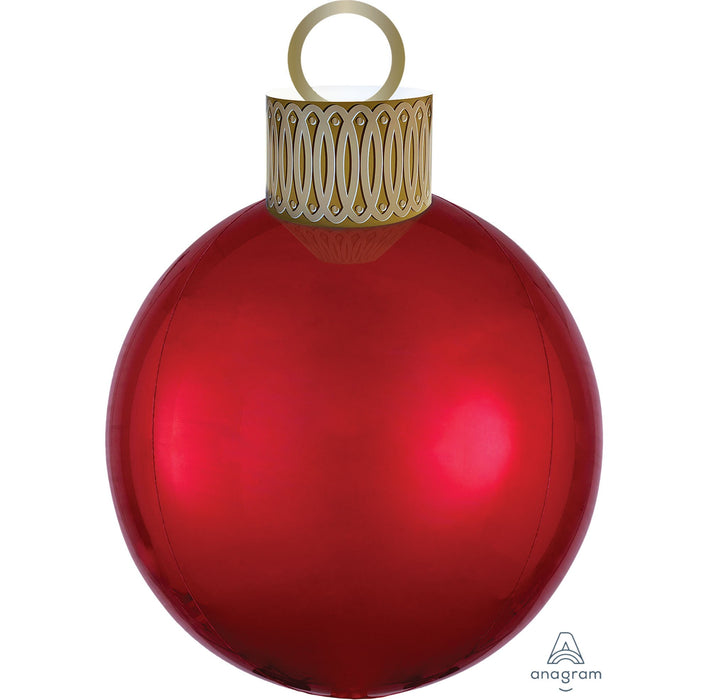 Christmas Balloon Ornament | Red