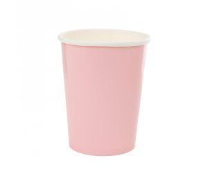 Pastel Pink Paper Cups 266ml Pk 10