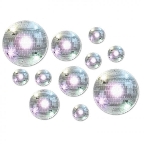 Disco Ball Cutouts 20pk